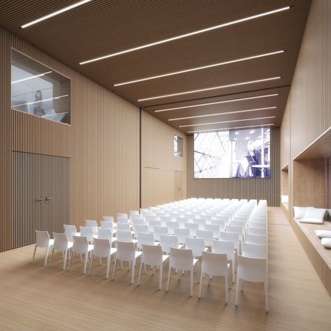 Seminar Room Interior Design, Lecture Room Design, Function Room Design, Seminar Room, Lecture Room, Event Space Design, Conference Room Design, Auditorium Design, Meeting Hall