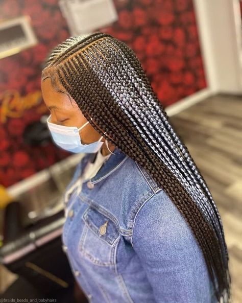 Trabial Braid Styles, Braids For Thinning Edges, Layered Cornrows Braids, Cornrows And Box Braids Hairstyles, Layered Feed In Braids, 3 Layer Feed In Braids, 2 Layer Feed In Braids, Two Layer Feed In Braids, Scalp Braids For Black Women