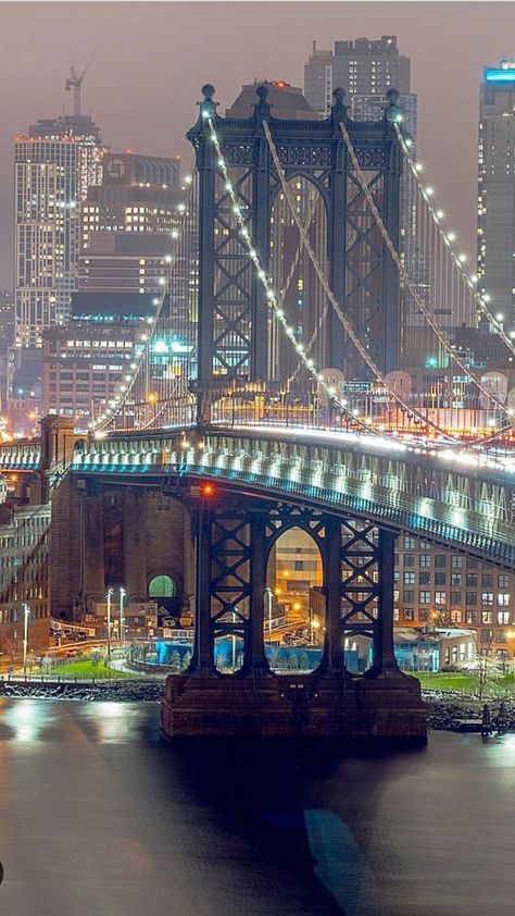 Bridge Aesthetic, New York Bridge, Manhattan City, Manhattan Bridge, New York Life, Nyc Life, New York City Travel, Ny City, Drone Photos