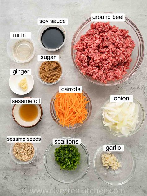 Korean Ground Beef Bulgogi, Asian Receipe, Ground Beef Bulgogi Recipe, Ground Beef Bulgogi, Pork Bulgogi Recipe, Beef Bulgogi Recipe, Korean Ground Beef, Hamburger Recipe, Week Meals