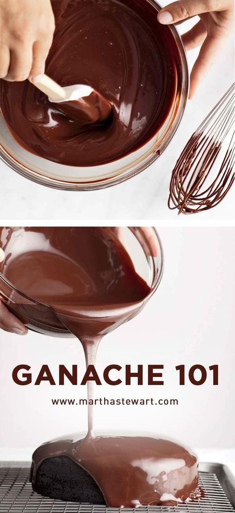 Ganache Recipe Easy, Chocolate Ganache Recipe, Baking Secrets, Martha Stewart Recipes, Ganache Recipe, Gateaux Cake, Cake Fillings, Martha Stewart Living, Icing Recipe