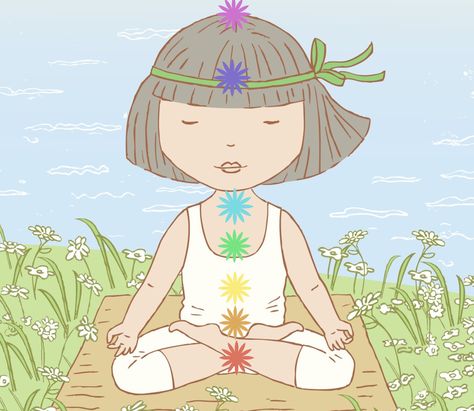 Guided Chakra Meditation for Beginners — Green Child Magazine Family Meditation, Preschool Meditation, Rainbow Meditation, Guided Meditation Scripts For Kids, Guided Meditation For Kids, Guided Relaxation, Guided Meditation Scripts, Meditation Scripts, Guided Imagery