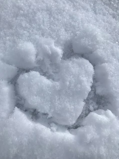 heart carved in the snow Snow Athestic, January Aethestic, Snow Widget, Snow Asthetic Wallpers, Snow Asethic, White Scenery, Winter Aesthetic Profile Pic, White Hearts Aesthetic, Snow Esthetics