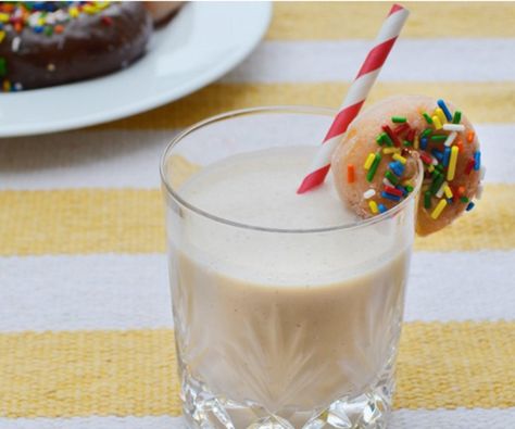 Donut Cocktail, Donut Mix, Cake Vodka, Craft Cocktail Recipe, Powdered Donuts, Donut Day, Glazed Doughnuts, Dark Brown Sugar, National Donut Day