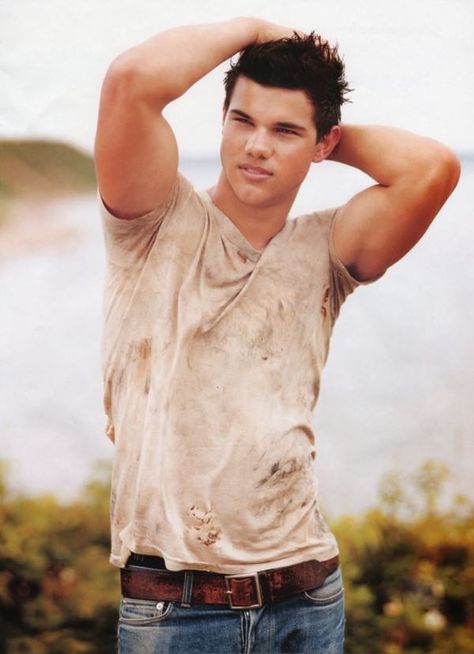 Taylor Lautner in Dirty White ... is listed (or ranked) 8 on the list Hot Taylor Lautner Photos Team Jacob, Nikki Reed, Logan Lerman, Taylor Lautner, Cameron Boyce, Scream Queens, Jake Gyllenhaal, Harrison Ford, Jacob Black