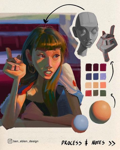 Ben Eblen, Tips For Drawing, رسم كاريكاتير, Sketch Note, Concept Art Tutorial, Drawing And Painting, 캐릭터 드로잉, Arte Sketchbook, Digital Painting Tutorials