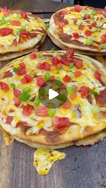 Luke Brown on Instagram: "Mexican Pizzas are easy to make and so good! 

INGREDIENTS 
1 lb of ground beef 
1 chopped onion
1/2 tsp salt and pepper 
2 tsp chili powder
1 tsp each cumin and dried cilantro 
1/4 tsp cayenne 
1 TBSP minced garlic
Small Fajita size flour tortillas 
1 can refried beans 
Taco Sauce 
2 cups of shredded cheese 
Diced tomatoes 
Chopped green onions 
Vegetable oil 

INSTRUCTIONS 
Brown ground beef in a large skillet over medium high heat. Add a chopped onion. Once beef is fully cooked drain any extra grease. 

Season with salt, pepper, chili powder, cumin, dried cilantro, and cayenne. Add minced garlic and stir. 

While the beef is cooking lightly fry flour tortillas in a separate skillet. Add just enough vegetable oil to cover the bottom of the skillet. Fry tortillas Pizza On Soft Taco Shell, Taco Bell Meximelt, Taco Bell Pizza, Mexican Pizzas, Taco Bell Mexican Pizza, Recipes With Flour Tortillas, Mexican Menu, Mexican Pizza, Taco Ingredients