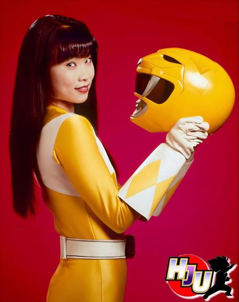 Thuy Trang Power Rangers, Rebecca Schaeffer, Trini Kwan, Picture References, Childhood Crushes, Yellow Ranger, Pink Power Rangers, Freddie Prinze, Power Rangers Fan Art