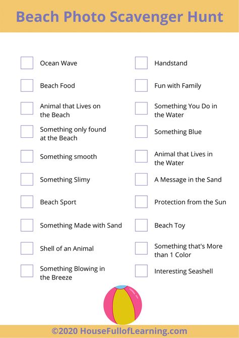 Beach Photo Scavenger Hunt Beach Scavenger Hunt Printable, Beach Scavenger Hunt For Kids, Photo Scavenger Hunt Ideas, Scavenger Hunt Ideas For Kids, Bermuda Vacation, Picture Scavenger Hunts, Beach Scavenger Hunt, Camping Scavenger Hunts, Paper Games For Kids