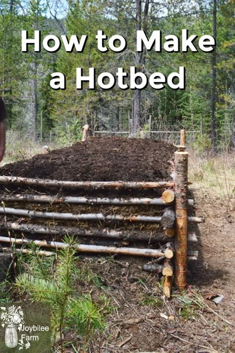 How to Make a Hotbed - Joybilee® Farm | DIY | Herbs | Gardening | Lasagna Gardening, Farm Diy, Garden Raised Beds, Vegetable Garden Raised Beds, Herb Farm, Vegetable Garden Diy, Diy Raised Garden, Permaculture Gardening, Garden Solutions