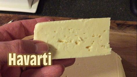 Making Havarti Cheese Havarti Cheese Recipes, Danish Cheese, Cheese Recipes Homemade, Curd Cheese, Cheese Making Recipes, Diy Cheese, Making Yogurt, Havarti Cheese, Wine And Cheese Party