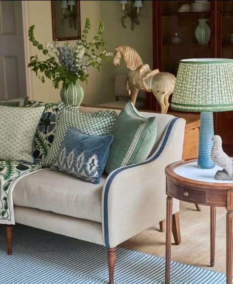 Patterned Lampshades, Decorative Table Lamps, Arm Chairs Living Room, Printed Cushions, Bespoke Furniture, Bedroom Accessories, Velvet Cushions, Sitting Room, Curtains With Blinds