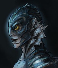 Fish Person, Fish People, Doug Jones, Alien Artwork, Fish Face, The Shape Of Water, Fish Market, Fantasy Races, Fish Man