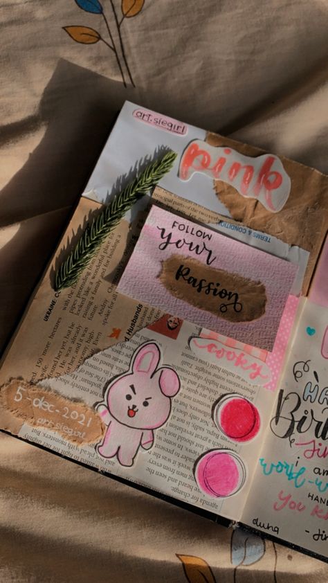 Aesthetic Pics To Draw, Personal Diary Decoration Ideas Inside, Cute Aesthetic Journal Ideas, Flower Journal Ideas, Aesthetic Journal Ideas Art, Journal Ideas Creative Art, Pink Journal Ideas, Birthday Journal Ideas, 2024 Dairy