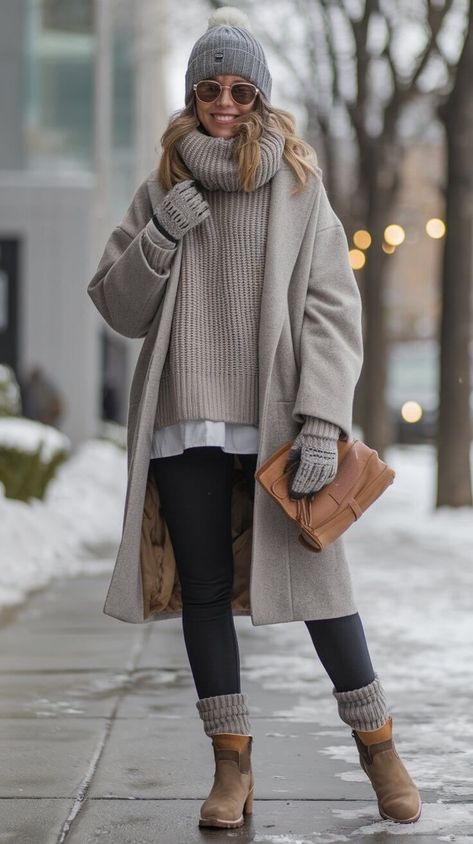 Winter Outfits East Coast, Winter Female Fashion, Massachusetts Winter Outfit, Snow Outfits Plus Size, What To Wear In Winter For Women, Winter Travel Outfit Ideas, Snow Winter Outfits Women, Cute Winter Outfits With Scarf, Cold Weather Womens Outfits