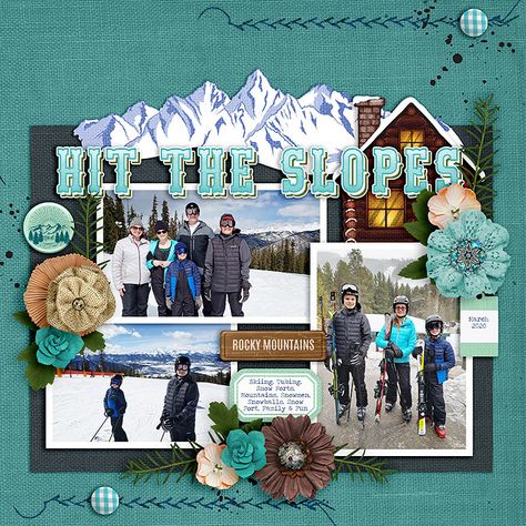 Sweet Shoppe Designs – The Sweetest Digital Scrapbooking Site on the Web » Sweet Shoppe Saturday 3/28 Snowboard Scrapbook Layouts, Skiing Scrapbook Pages, Snowboarding Scrapbook Layouts, Ski Scrapbook Layouts, Skiing Scrapbook Layouts, 2022 Scrapbook, Baby Boy Scrapbook Layouts, Winter Scrapbook Layouts, Boy Scrapbook Layouts