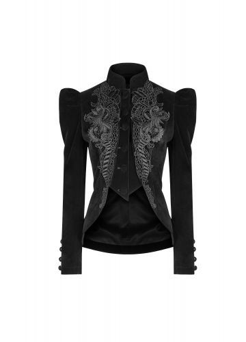 Punk Rave Plus Size Brienne Velvet Jacket