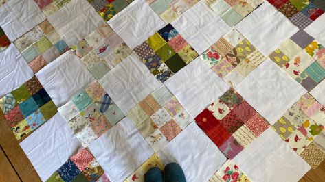 Amanda Blake, Baby Clothes Quilt, Boys Home, Grow Vegetables, Silver Linings, Old Farm Houses, Nine Patch, Old Farmhouse, Sewing Table