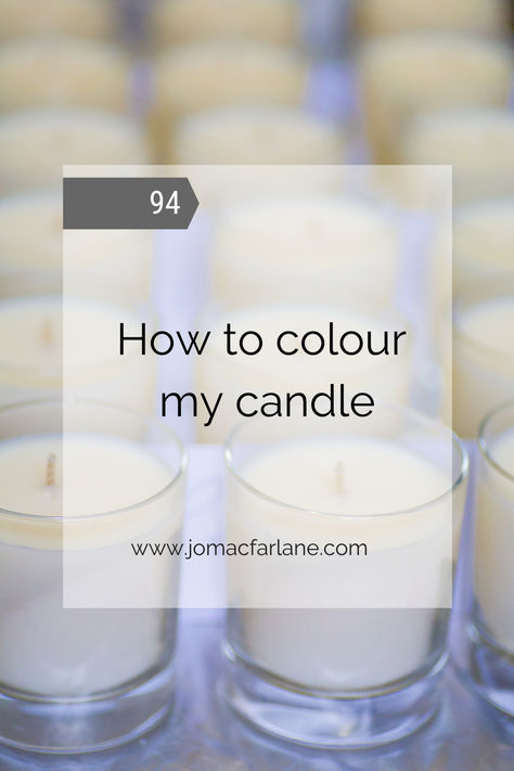 how to colour my candle How To Colour Candles, Liquid Candle, Coloured Candles, Creative Candles, Candle Dye, Vegan Candles, Candle Art, Candle Maker, Red Candles