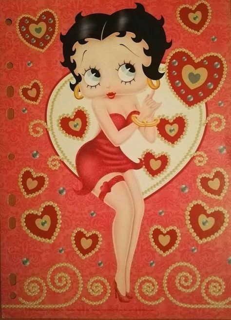 Betty Boop Posters, Betty Boop Tattoos, Betty Boop Classic, Black Betty Boop, Betty Boop Art, Betty Boop Cartoon, Betty Boop Pictures, Pinturas Disney, Vintage Cartoon