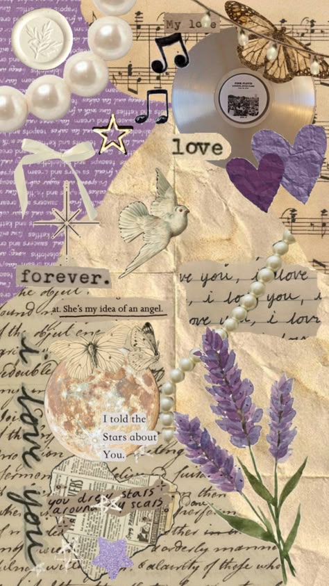 Purple Collage, Vintage Ghost, Dark Red Wallpaper, Lavender Aesthetic, Aesthetic Ootd, Paint Brush Art, Love Pinterest, Purple Vintage, Collage Vintage