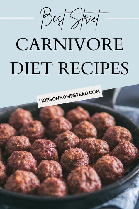 If you're looking for not only for tasty Carnivore Diet recipes, but ones that are strict as well, you've come to the right place. Check out this round-up of strict Carnivore Diet recipes that will satiate any meat lover. #DietAndHealth Strict Carnivore Diet, Carnivore Diet Recipes, Low Salt Diet, Caveman Diet, Meat Lover, Balanced Diet Plan, Low Carb Low Fat Recipes, Best Fat Burning Foods, Diet Meals