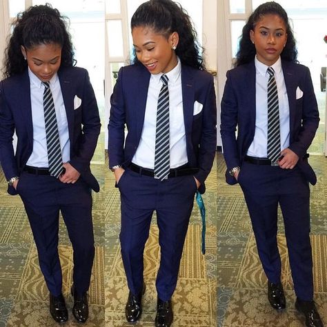 Best Ways To Rock a Suit Better Than The Guys|Women Suit Closet Ideas – OCB Outfit Ideas For Tomboys, Tomboy Suit, Tomboy Formal Outfits, Prom Outfit Ideas, British Lady, Tomboy Girls, Lesbian Outfits, Prom Outfit