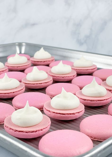 Cream Cheese Buttercream - The Tipsy Macaron Buttercream Recipe For Macarons, Macaron Buttercream Filling, Buttercream For Macarons, Buttercream Filling For Macarons, Cream Cheese Filling For Macarons, Fillings For Macarons, Macaron Filling Recipe Easy, Butter Cream For Macaron, Best Macaron Filling Recipe