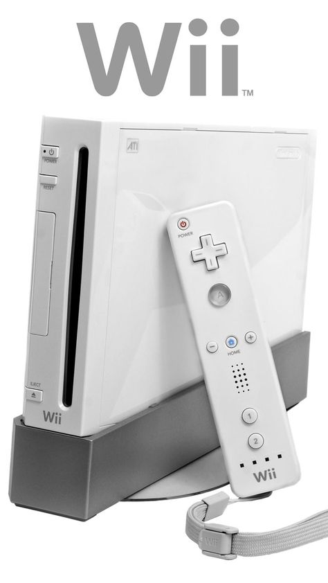 The Wii is a home video game console developed and marketed by Nintendo. It was released on November 19, 2006, in North America and in December 2006 for most other regions of the world. It is Nintendo's fifth major home game console, following the GameCube and is a seventh generation home console. Nintendo Wii Console, Seventh Generation, Wii Console, Childhood Memories 2000, Wii Games, Home Video, Game Boy, Nintendo Wii Controller, Wii U