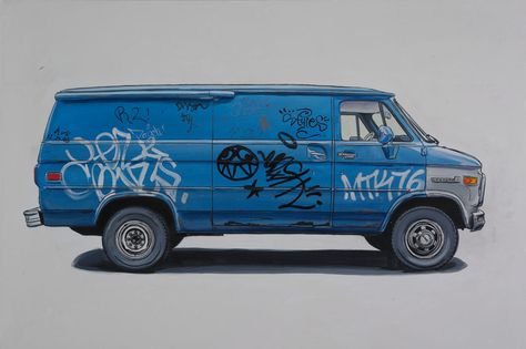 If It's Hip It's Here | The latest in global design and creativity Kevin Cyr, Bus Art, Astro Van, Graffiti Tattoo, Graffiti Tagging, Classic Vans, Mechanical Design, Norman Rockwell, Artist Statement