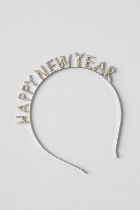 American Eagle Outfitters AE Happy New Year Headband Disney City, Happy New Year Headband, New Year Dresses, New Year Accessories, Sparklers Fireworks, New Year New Beginning, New Year Headband, Party Tiara, Party New Year