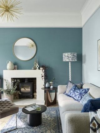 Trending Colours: The shades that will shape how you decorate in 2024 | Dulux Dulux Sea Urchin, Dulux Lounge Colours, Dulux Quintessential Blue, Dulux Teal Voyage, Stonewashed Blue Dulux Paint, Teal Voyage Dulux Paint, Nordic Sky Dulux Paint, Dulux Nordic Sky, Dulux Stonewashed Blue