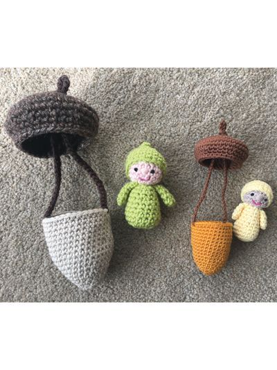 Amigurumi Little Owls Crochet Free Pattern - #Crochet; Toy Owl #Amigurumi Free Patterns Toadstool Crochet, Moth Crochet, Crochet Acorn, New Crochet Patterns, Small Business Items, Felted Acorns, Little Owls, Crochet Necklace Pattern, Pocket Pal