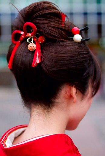 Japanese Hair Accessories, Japanese Hairstyles, Hair Aesthetics, Kimono Art, Japanese Hair, Japanese Clothes, Soul Calibur, Fantasy Style, Japanese Hairstyle