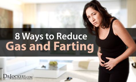 Many of us have experienced the embarrassment and discomfort that comes from out of control flatulence. Some may not fess up to admitting it but farting is a daily occurrence that is normal in healthy people. You yourself may not even notice but the average person farts an estimated minimum of 14 times a day (1). Some people who pass gas resulting in foul odors more often than others may struggle from a variety of culprits responsible for their digestive disturbance. http://drjockers.com/8-ways- How To Stop Gas, Gas Remedies, Stomach Gas, Passing Gas, Low Estrogen Symptoms, Gas Relief, Reduce Gas, Too Much Estrogen, Bloated Belly