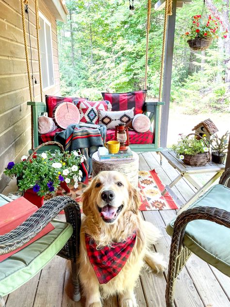 Camp Lucky Dog - Cottage style decorating, renovating and entertaining Ideas for indoors and out Camp Style Decor, Vintage Camp Style Decor, Dog Cottage, Mountains Cabin, Cottage Style Decorating, Camp Decor, Attic Room, The Adirondacks, Camp Style