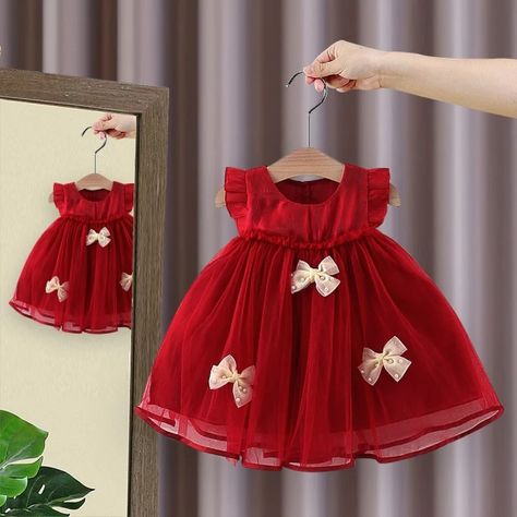 Just found this amazing item on AliExpress. Check it out! AU$23.66 | Baby Girl Newborn Clothes Cotton Red Short Sleeve Mesh Dress Baby Girl Korean Style Sweet Birthday Dress for Kids Girl Newborn Dress Pattern, Birthday Dress For Kids, Dress For Kids Girl, Frocks For Babies, Kids Ethnic Wear, Dress For Kids, Dress Baby Girl, Newborn Clothes, Girl Korean