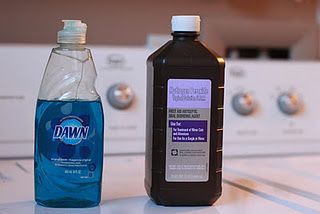 ONLY SPOT REMOVER YOU WILL EVER NEED: Mix a 1:2 ratio of Dawn dish soap and hydrogen peroxide (1 part soap, 2 parts HP). Put on stain and watch it disappear. For those stubborn, washed-in stains put the remover on the stain, let it sit for a few minutes, rinsed, and repeat. Homemade Stain Removers, Cleaning With Peroxide, Stain Remover Clothes, Carpet Cleaning Solution, Spot Remover, Laundry Stains, Carpet Cleaning Hacks, Dawn Dish Soap, Professional Carpet Cleaning