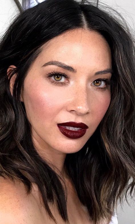 Be Bold! Take a look at some of our favorite dark purple- and maroon-toned lipsticks, and decide which one will be your bold pick for fall.. Dark Lipstick Makeup, Dark Lipstick Colors, Lipstick Dark Red, Best Lipstick Color, Fall Lipstick, Lipstick For Fair Skin, Red Lipstick Makeup, Olive Skin Tone, Dark Lipstick