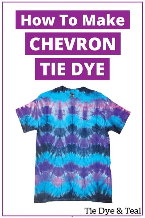 Zig Zag Tie Dye, Diy Tie Dye Designs, Tie Dye Patterns Diy, Tie Dye Ideas, Zig Zag Design, Fun Tie, Dye Patterns, Diy Tie Dye, Dye Techniques