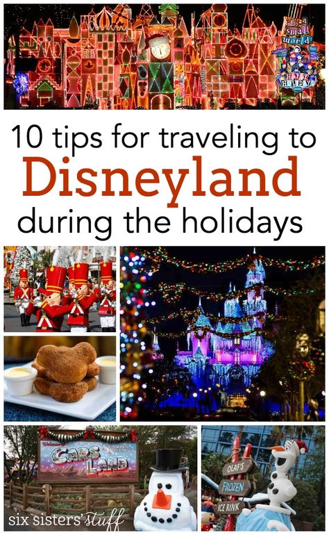 Disneyland In December, Disneyland Holidays, Disneyland Planning, Disneyland Christmas, Disneyland California Adventure, Diy Hack, Disneyland Tips, Disneyland Vacation, Tips For Traveling