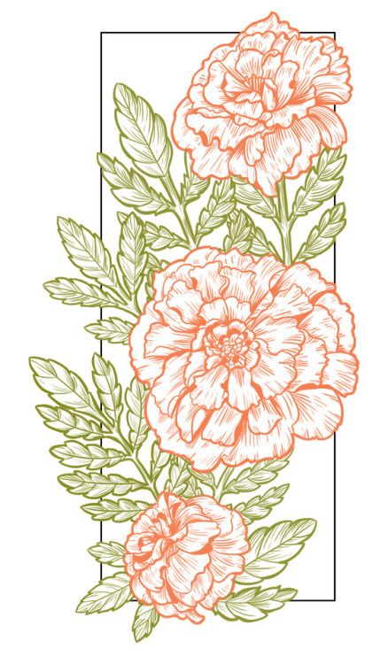 Marigold Tattoo, Addictive Personality, Tattoo Placements, Mexican Flowers, Flower Sleeve, Birth Flower Tattoos, Memorial Tattoos, Sister Tattoos, Tattoo Sleeve