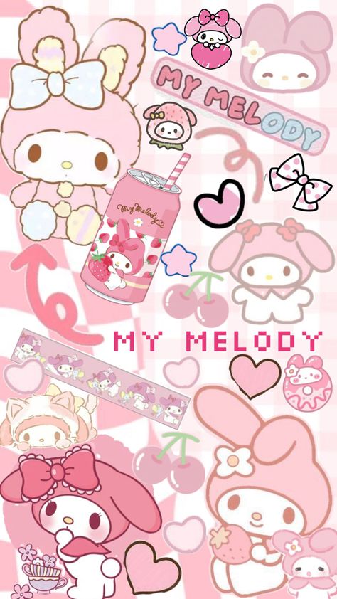 Hope y’all like the wallpaper and btw which one should I do next? #Sanrio #MyMelody ليلو وستيتش, Cute Iphone Wallpaper Tumblr, Hello Kitty Wallpaper Hd, Pink Wallpaper Hello Kitty, Images Hello Kitty, Walpaper Hello Kitty, My Melody Wallpaper, Pink Wallpaper Girly, Melody Hello Kitty