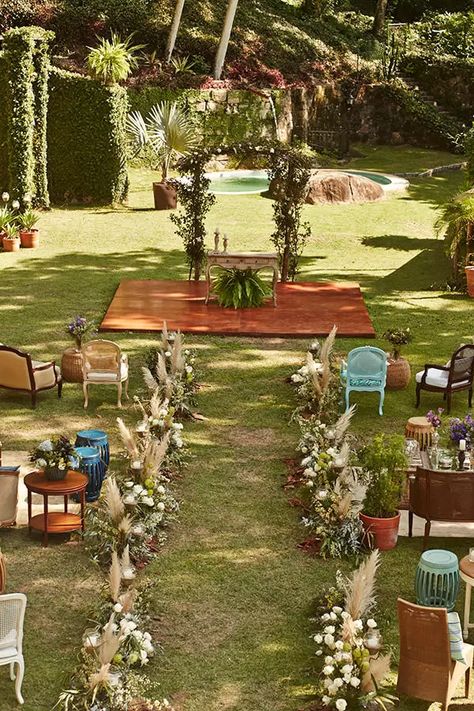 Outdoor Ceremony Aisle, The Stylistics, Boho Wedding Theme, Bohemian Wedding Decorations, Boho Wedding Decorations, Wedding Forward, Wedding Aisle, Wedding Planners, Bohemian Wedding