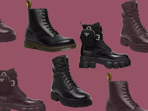 The 13 Best Combat Boots of 2024, According to Stylists Outfits With Black Combat Boots, Outfits For Nyc, Nyc Walking, Leather Combat Boots Women, Combat Boot Outfit, Sam Edelman Boots, Womens Combat Boots, Black Combat Boots, Combat Boot