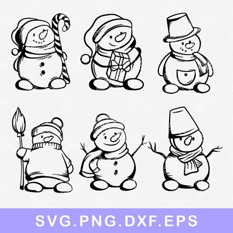 Snowman Silhouette, Snowman Vector, Christmas Stickers Printable, Svg Snowman, Snowman Svg, Htv Projects, Snowman Png, Snowman Clipart, Christmas Yard Art