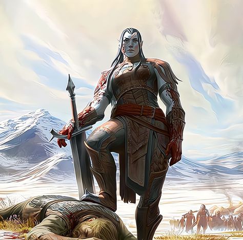 Half Giant Art, Jötunn Giant Female, Female Giant Character Design, Half Giant Dnd, Half Giant Character Design, Half Giant Female, Giant Female, Half Giant, Female Half Orc