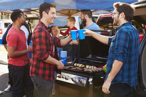 Parking Lot Tailgate, Food For A Party, Bourbon Meatballs, Parking Lot Party, Hand Held Food, Ham Biscuits, Tailgate Snacks, Hawaiian Sweet Rolls, Tailgate Food