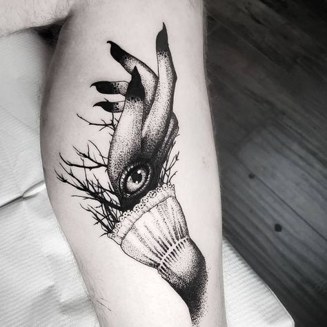 Occult Tattoo Witchcraft, Void Tattoo, Occult Tattoos, Witchcraft Tattoo, Rad Tattoos, Witchcraft Tattoos, Occult Tattoo, Witch Tattoo, Tattoo Idea