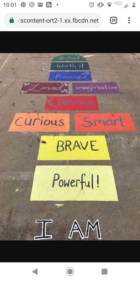 Playground Painting, Sensory Pathways, Playground Games, School Hallways, School Murals, Sensory Garden, Leader In Me, School Playground, Outdoor Classroom